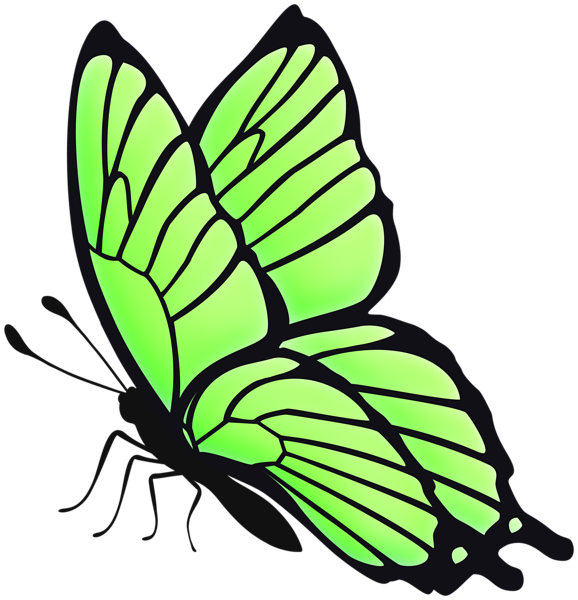 This png image - Butterfly Flying Green PNG Clipart, is available for free download
