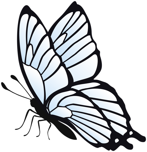 This png image - Butterfly Flying White PNG Clipart, is available for free download