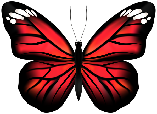 This png image - Butterfly Red Transparent PNG Clipart, is available for free download