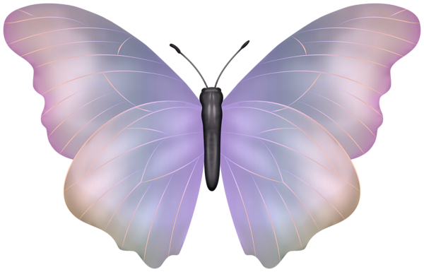 This png image - Butterfly Soft Violet PNG Clipart Image, is available for free download
