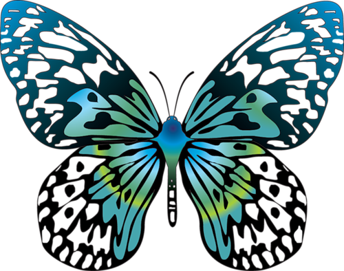 This png image - Cartoon Blue Transparent Butterfly Clipart, is available for free download