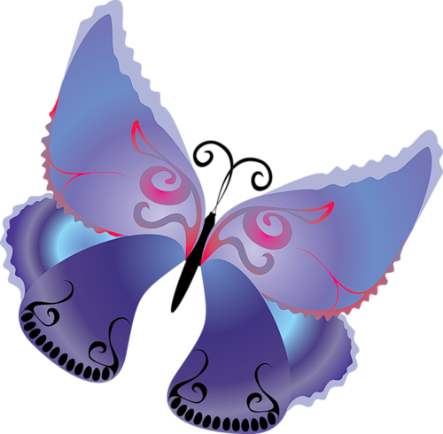 This png image - Cartoon Purple Butterfly Clipart, is available for free download