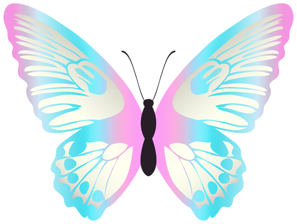 This png image - Colorful Butterfly Pink PNG Transparent Clipart, is available for free download