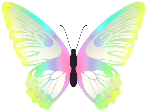 This png image - Colorful Butterfly Yellow PNG Transparent Clipart, is available for free download