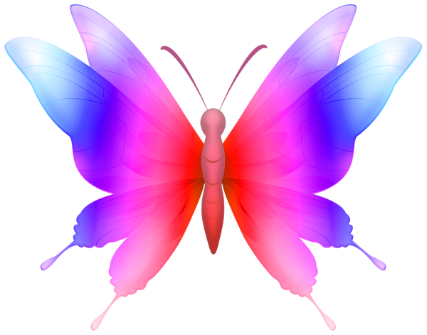 This png image - Decorative Butterfly Colorful Red PNG Clipart, is available for free download