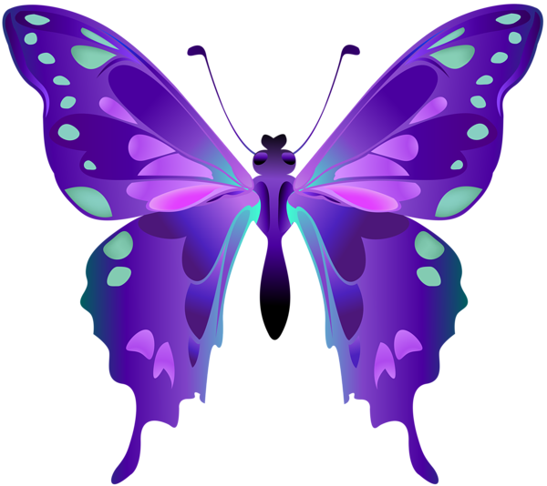 This png image - Decorative Butterfly Purple, is available for free download