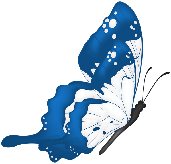 This png image - Flying Butterfly Blue PNG Transparent Clipart, is available for free download