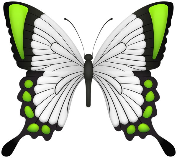 This png image - Green Butterfly Deco Clipart Image, is available for free download
