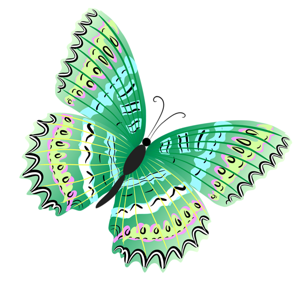This png image - Green Butterfly PNG Clipart, is available for free download