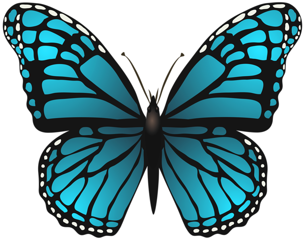 This png image - Large Blue Butterfly PNG Clip Art Image, is available for free download