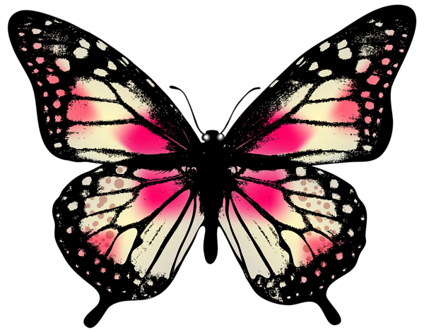 This png image - Large Pink Butterfly PNG Clip Art Image, is available for free download