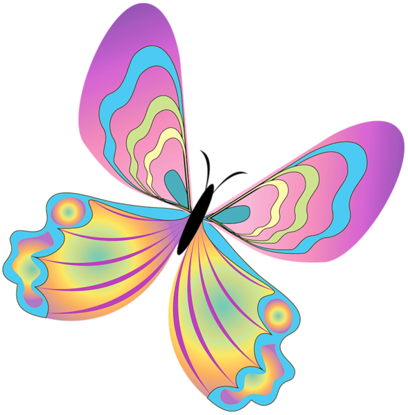 This png image - Painted Butterfly PNG Clipart, is available for free download
