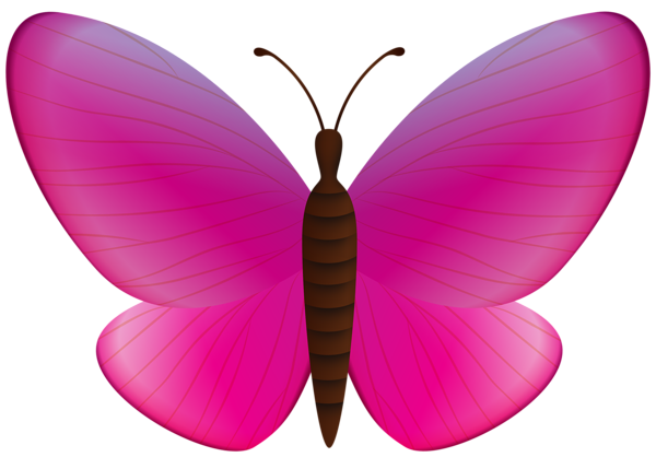 This png image - Pink Butterfly PNG Clipart, is available for free download