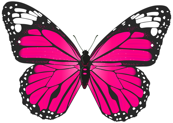 This png image - Pink Butterfly PNG Transparent Clip Art Image, is available for free download