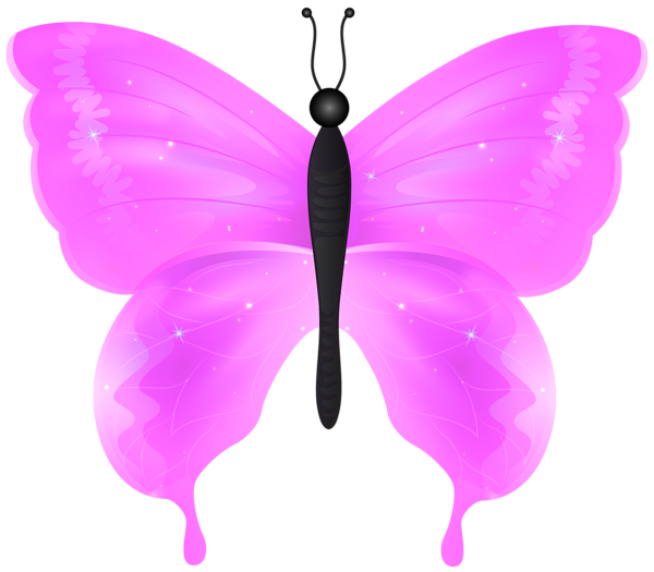 This png image - Pink Butterfly PNG Transparent Clipart, is available for free download