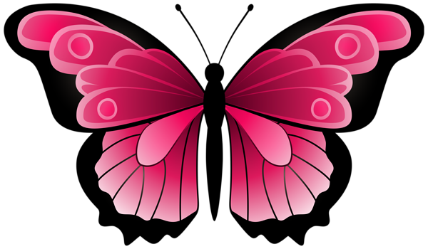 This png image - Pink Butterfly Transparent Clipart, is available for free download