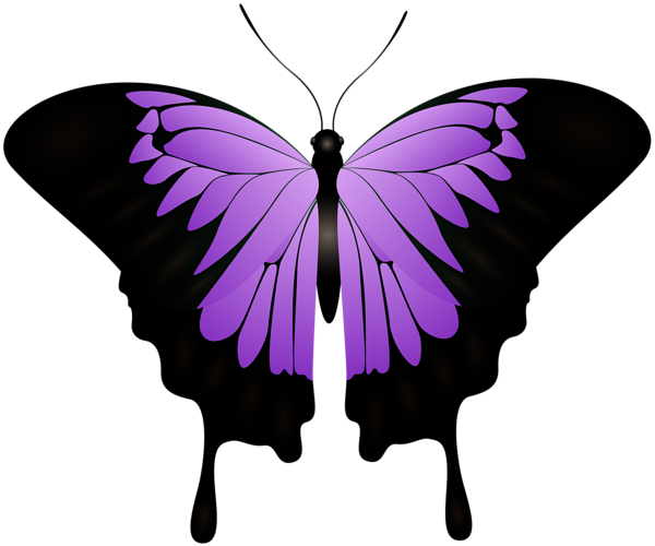 This png image - Purple Butterfly Decorative Transparent Image, is available for free download