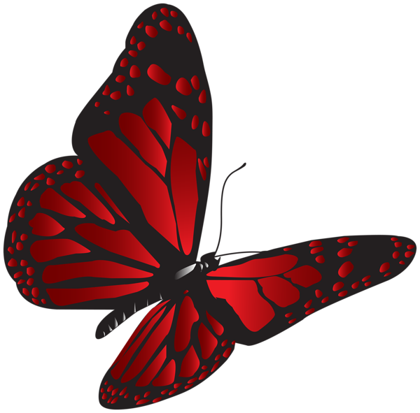 This png image - Red Butterfly PNG Clip Art, is available for free download