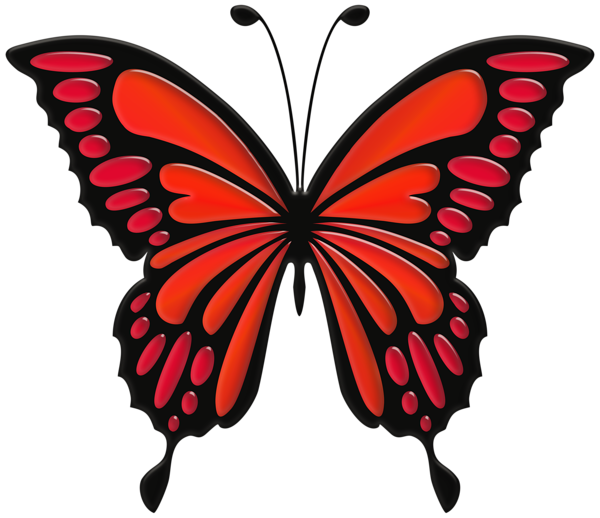 This png image - Red Butterfly PNG Clip Art Image, is available for free download