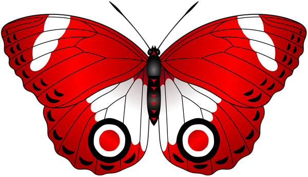 This png image - Red Butterfly Transparent Clip Art Image, is available for free download