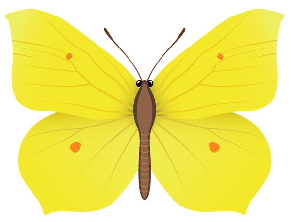This png image - Yellow Butterfly PNG Clipart Image, is available for free download