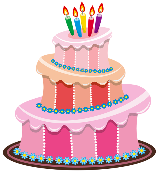 This png image - Pink Birthday Cake PNG Clipart, is available for free download