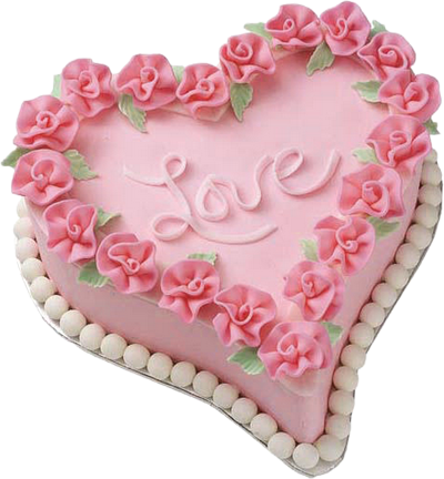 This png image - Pink Heart Cake PNG Picture, is available for free download