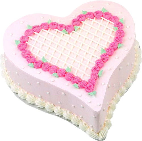 This png image - Pink Heart Cake PNG Picture Clipart, is available for free download