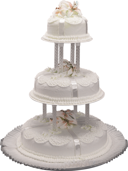 This png image - White Wedding Cake PNG Clipart, is available for free download