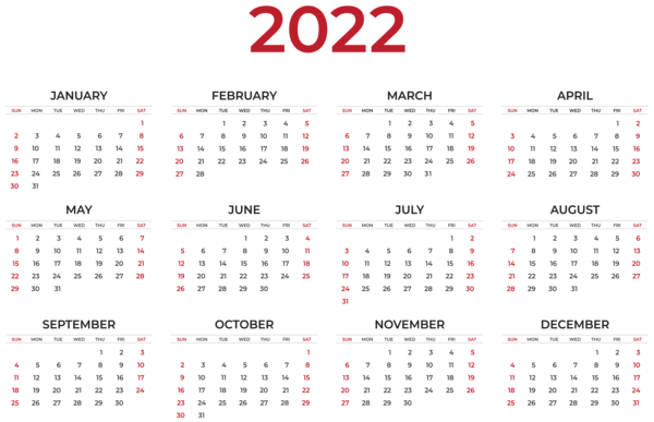This png image - 2022 Calendar Transparent Clipart, is available for free download