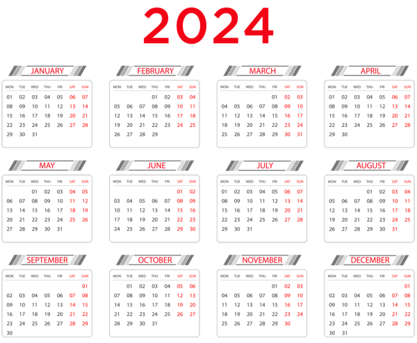 This png image - 2024 EU Calendar Transparent PNG Image, is available for free download