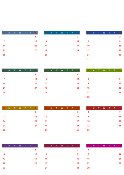 This png image - 2024 color Calendar Transparent PNG Clipart, is available for free download