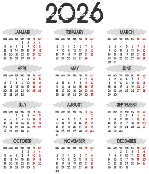 This png image - 2026 Calendar New EU PNG Clipart, is available for free download