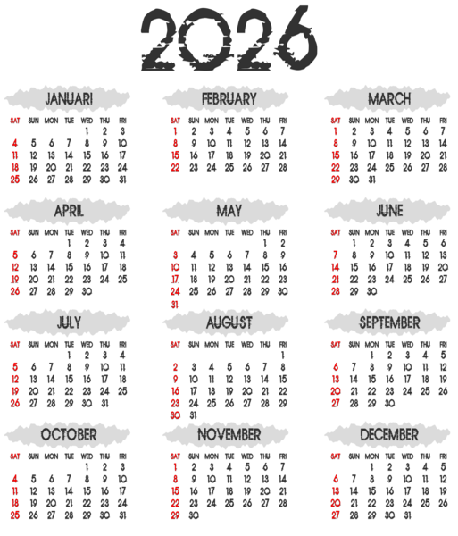 This png image - 2026 Calendar New US PNG Clipart, is available for free download