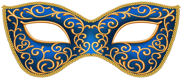This png image - Blue Carnival Mask Transparent Image, is available for free download