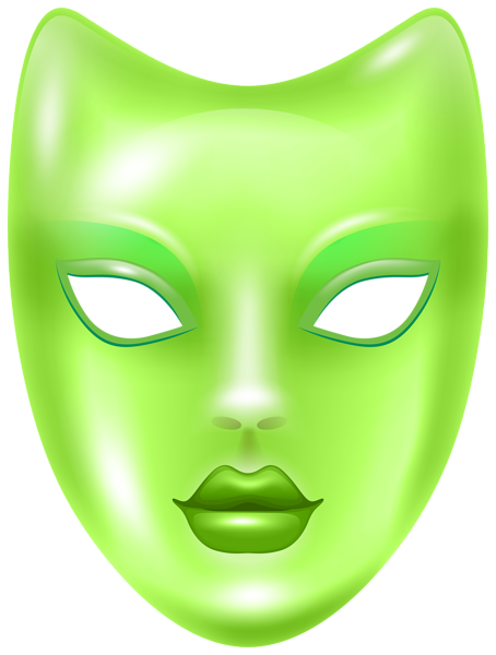 This png image - Carnival Face Mask Green PNG Clip Art Image, is available for free download