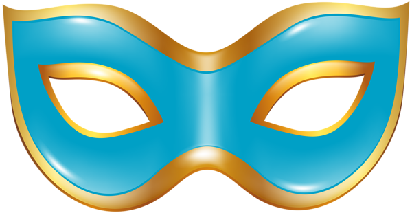 This png image - Carnival Mask Blue Transparent PNG Clip Art Image, is available for free download