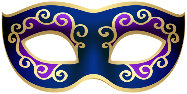 This png image - Carnival Mask Blue Transparent PNG Clipart, is available for free download