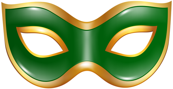 This png image - Carnival Mask Green Transparent PNG Clip Art Image, is available for free download