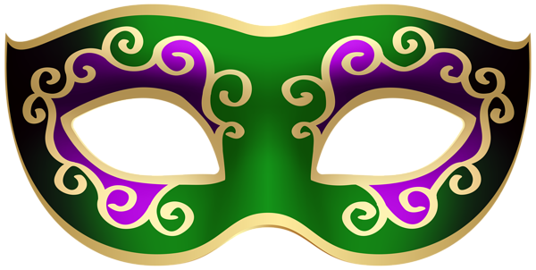 This png image - Carnival Mask Green Transparent PNG Clipart, is available for free download