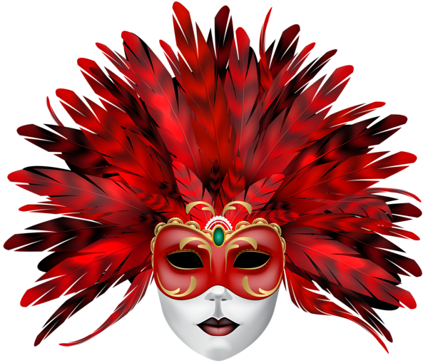 This png image - Carnival Mask Red PNG Clip Art, is available for free download