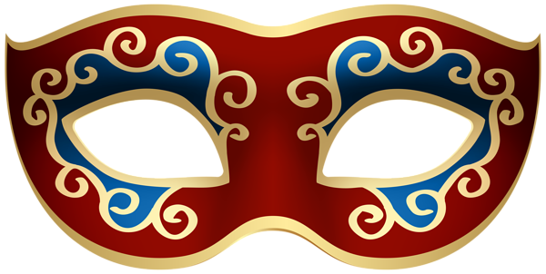 This png image - Carnival Mask Red Transparent PNG Clipart, is available for free download