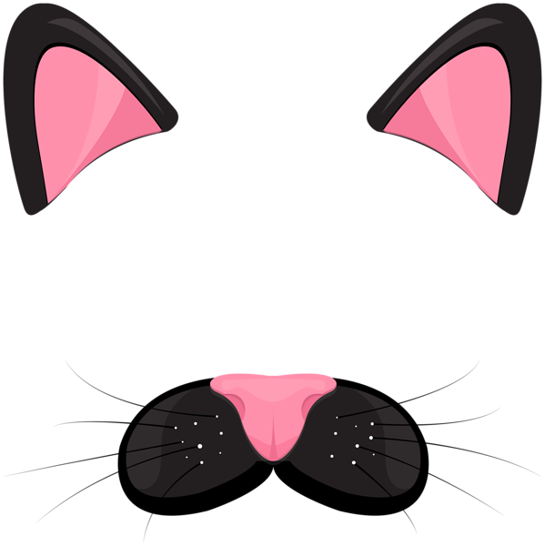 This png image - Cat Black Face Mask PNG Clip Art Image, is available for free download