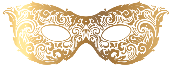 This png image - Gold Carnival Mask PNG Clip Art Image, is available for free download