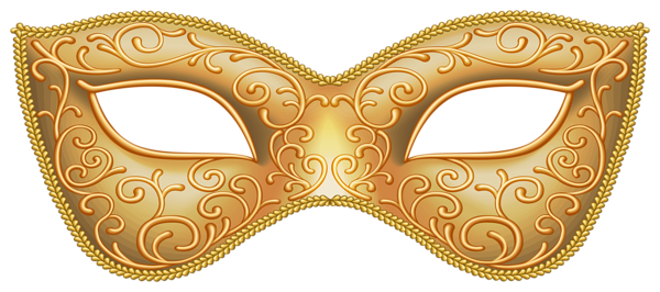 Gold Carnival Mask Transparent Image | Gallery Yopriceville - High ...