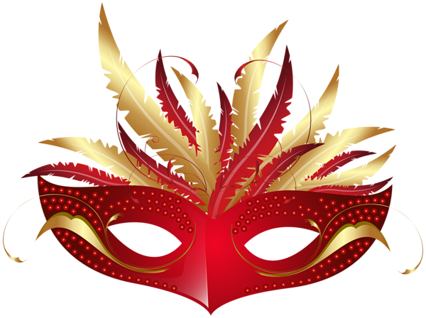 This png image - Red Carnival Mask PNG Transparent Clip Art Image, is available for free download