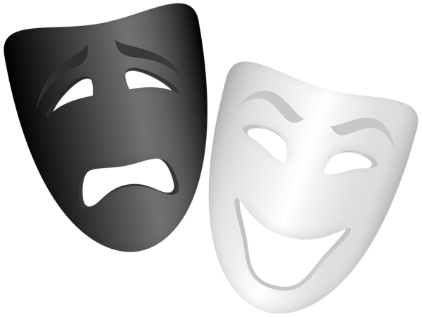 This png image - Theater Masks PNG Transparent Clipart, is available for free download