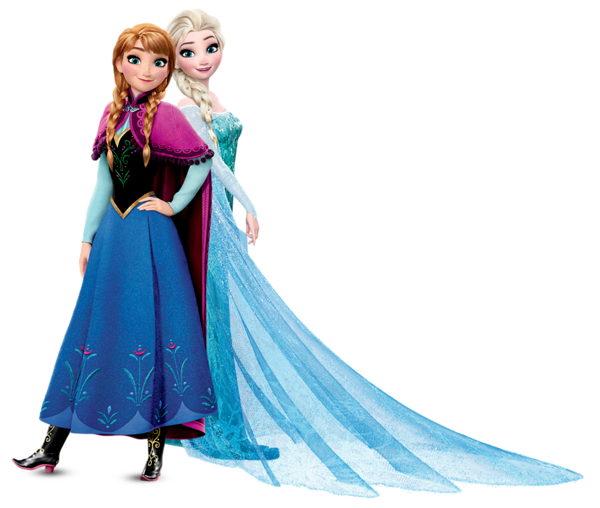 This png image - Anna and Elsa Frozen Transparent PNG Image, is available for free download