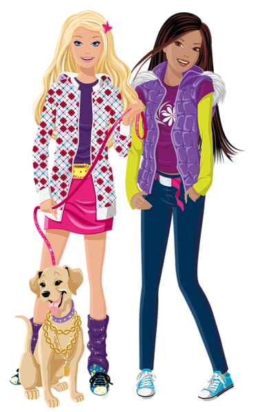 This png image - Barbie and Friend PNG Image, is available for free download