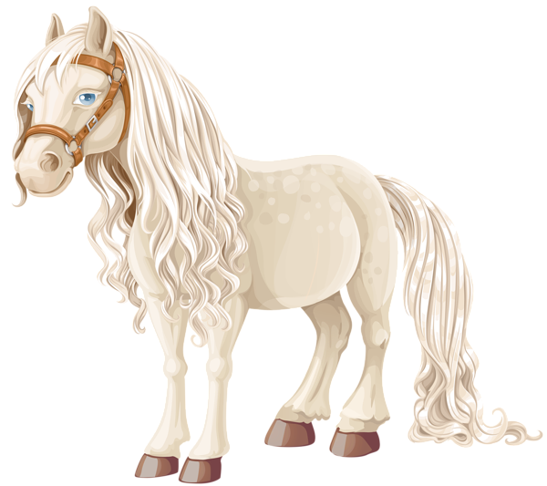 This png image - Beautiful Horse Cartoon PNG Clipart Image, is available for free download